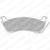 DELPHI LP1501 Brake Pad Set, disc brake