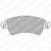 DELPHI LP1517 Brake Pad Set, disc brake