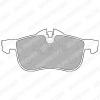 DELPHI LP1521 Brake Pad Set, disc brake