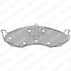 DELPHI LP1615 Brake Pad Set, disc brake