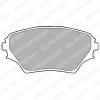 DELPHI LP1632 Brake Pad Set, disc brake