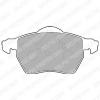 DELPHI LP1687 Brake Pad Set, disc brake