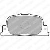 DELPHI LP1740 Brake Pad Set, disc brake