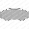 DELPHI LP1790 Brake Pad Set, disc brake