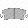 DELPHI LP56 Brake Pad Set, disc brake