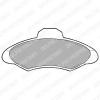 DELPHI LP673 Brake Pad Set, disc brake