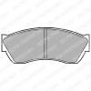 DELPHI LP676 Brake Pad Set, disc brake