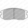 DELPHI LP736 Brake Pad Set, disc brake