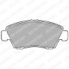 DELPHI LP809 Brake Pad Set, disc brake