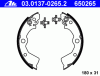 ATE 03.0137-0265.2 (03013702652) Brake Shoe Set
