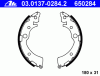 ATE 03.0137-0284.2 (03013702842) Brake Shoe Set