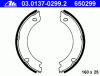 ATE 03.0137-0299.2 (03013702992) Brake Shoe Set, parking brake