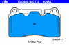 ATE 13.0460-4837.2 (13046048372) Brake Pad Set, disc brake