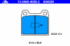 ATE 13.0460-4028.2 (13046040282) Brake Pad Set, disc brake