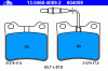 ATE 13.0460-4059.2 (13046040592) Brake Pad Set, disc brake