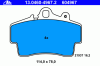 ATE 13.0460-4967.2 (13046049672) Brake Pad Set, disc brake