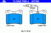 ATE 13.0460-7085.2 (13046070852) Brake Pad Set, disc brake