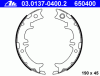 ATE 03.0137-0400.2 (03013704002) Brake Shoe Set, parking brake