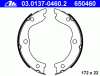 ATE 03.0137-0460.2 (03013704602) Brake Shoe Set, parking brake