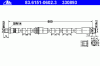 ATE 83.6151-0602.3 (83615106023) Brake Hose