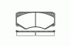 ROADHOUSE 2047.00 (204700) Brake Pad Set, disc brake