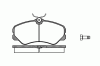 ROADHOUSE 2261.00 (226100) Brake Pad Set, disc brake