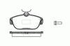 ROADHOUSE 2368.00 (236800) Brake Pad Set, disc brake