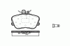 ROADHOUSE 2445.00 (244500) Brake Pad Set, disc brake