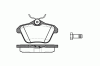 ROADHOUSE 2581.10 (258110) Brake Pad Set, disc brake