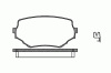 ROADHOUSE 2594.02 (259402) Brake Pad Set, disc brake