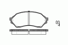 ROADHOUSE 2699.00 (269900) Brake Pad Set, disc brake
