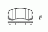 ROADHOUSE 2965.01 (296501) Brake Pad Set, disc brake
