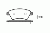 ROADHOUSE 2976.10 (297610) Brake Pad Set, disc brake