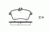 ROADHOUSE 21130.00 (2113000) Brake Pad Set, disc brake