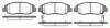 REMSA 0324.12 (032412) Brake Pad Set, disc brake