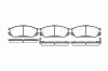 REMSA 0398.02 (039802) Brake Pad Set, disc brake