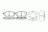 REMSA 0593.00 (059300) Brake Pad Set, disc brake