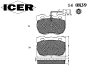 ICER 140839 Brake Pad Set, disc brake