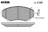 ICER 141345 Brake Pad Set, disc brake