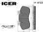 ICER 150722 Brake Pad Set, disc brake