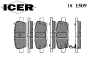 ICER 181509 Brake Pad Set, disc brake