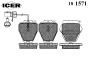 ICER 181571 Brake Pad Set, disc brake
