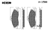 ICER 181580 Brake Pad Set, disc brake