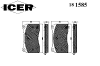 ICER 181585 Brake Pad Set, disc brake