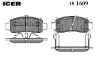 ICER 181609 Brake Pad Set, disc brake