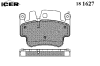 ICER 181627 Brake Pad Set, disc brake