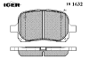 ICER 181632 Brake Pad Set, disc brake