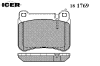 ICER 181769 Brake Pad Set, disc brake