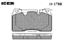 ICER 181788 Brake Pad Set, disc brake