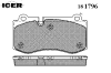 ICER 181796 Brake Pad Set, disc brake